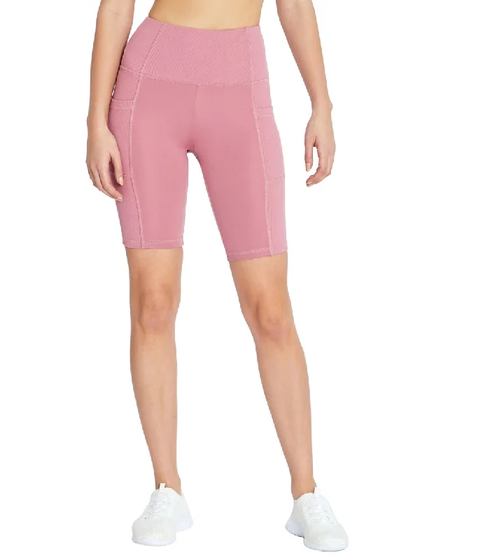 Marika Belle Bermuda Yoga Shorts Heather Rose