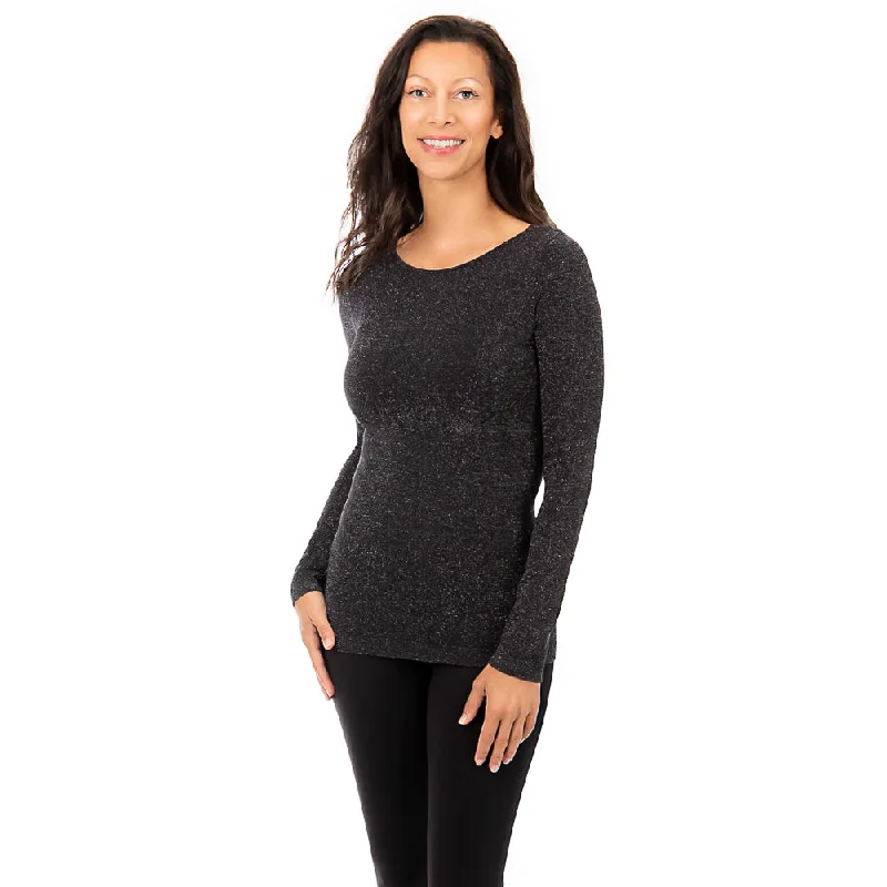 Sparkle Long Sleeve Crewneck Top