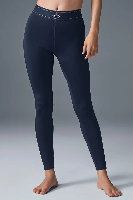 Airlift High-Waist Suit Up Legging - Navy/Navy