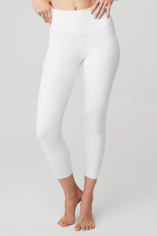 7/8 High-Waist Airbrush Legging - White