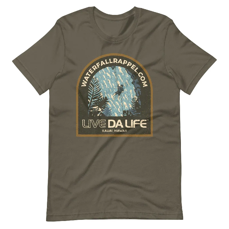 Waterfall Rappel Unisex t-shirt