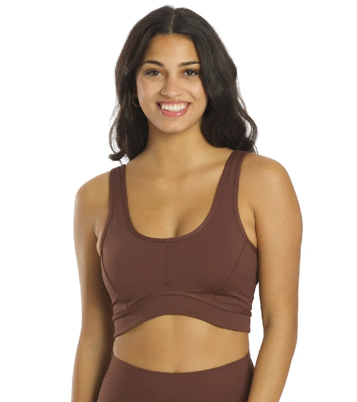 All Fenix Rise Contour Yoga Sports Bra Chocolate