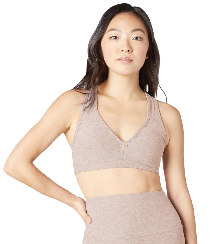 Beyond Yoga Spacedye Lift Your Spirits Yoga Sports Bra Chai