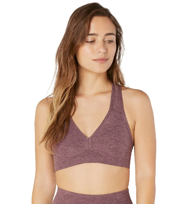 Beyond Yoga Spacedye Lift Your Spirits Yoga Sports Bra Deep Blush/Wild Orchid