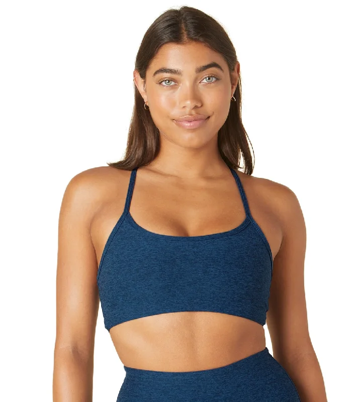 Beyond Yoga Spacedye Slim Racerback Yoga Sports Bra Celestial Blue Heather