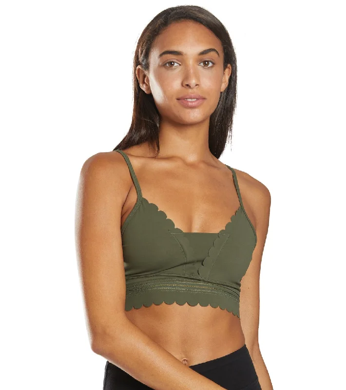 Free People Movement Genesis Yoga Sports Bra Army