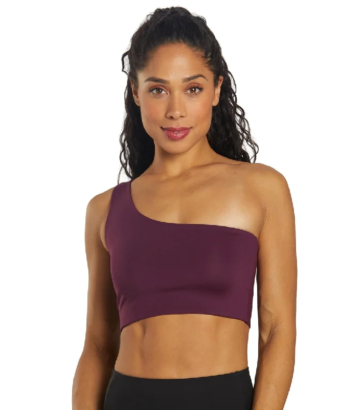 Girlfriend Collective Bianca Bra Plum