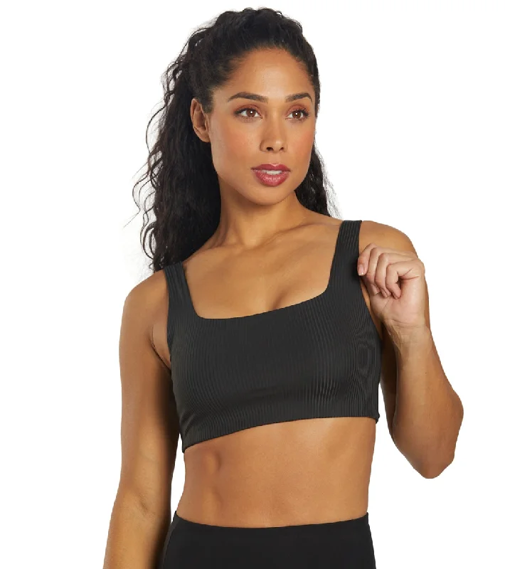 Girlfriend Collective RIB Tommy Bra Black