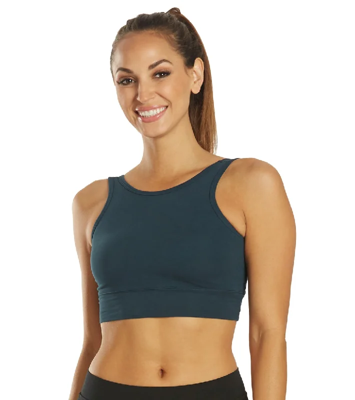 Hard Tail Midi Yoga Sports Bra Palmetto