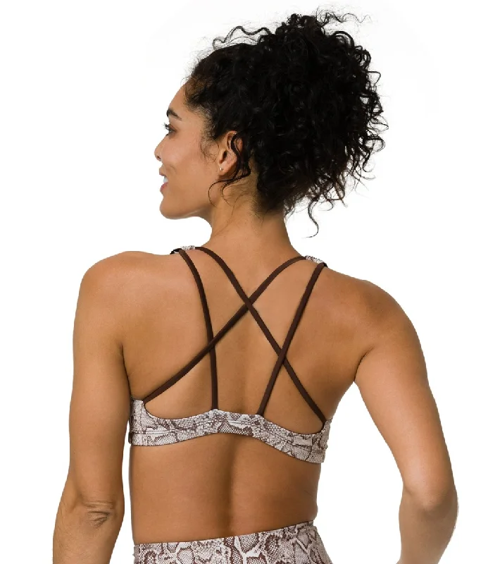 Onzie Graphic Mudra Yoga Sports Bra Viper