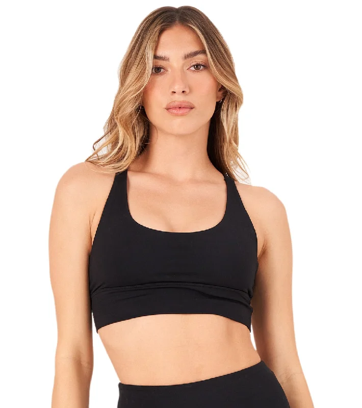 Onzie Luxe Yoga Sports Bra Black