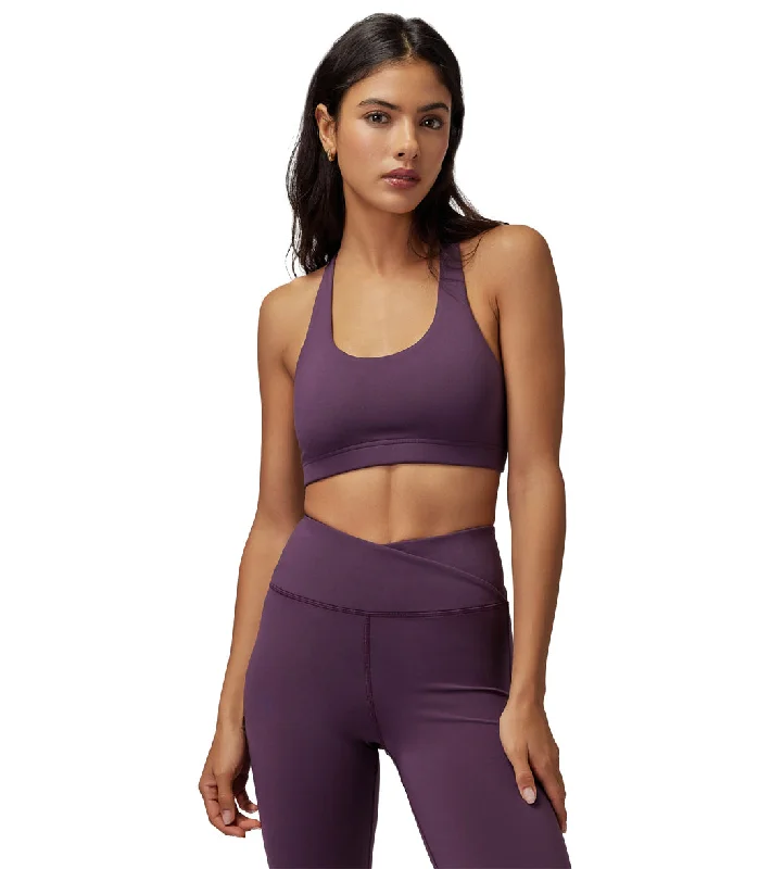 Spiritual Gangster Verve Sports Bra Midnight Plum