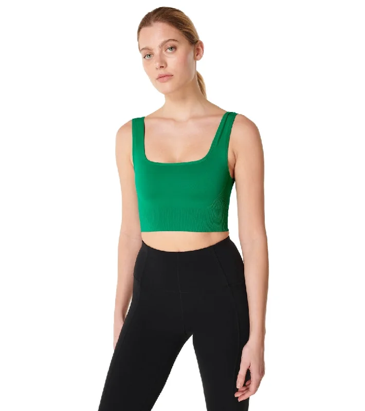 Sweaty Betty Balance Seamless Longline Bra Vivid Green