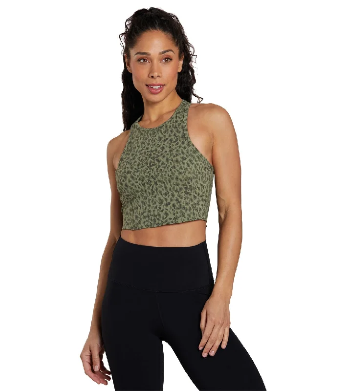 Tavi Active Long Line Bra Olive Leopard