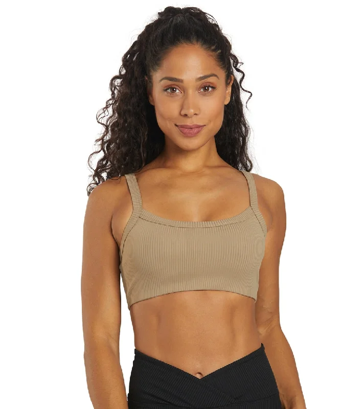 Year of Ours Ribbed Bralette 2.0 Caribou