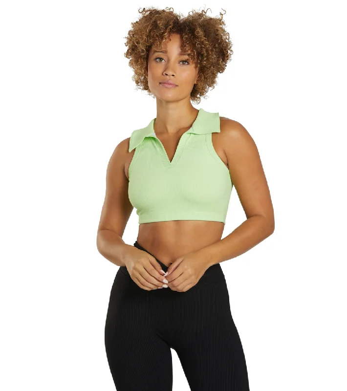 Year of Ours The Gabriela Rib Bra Pistachio